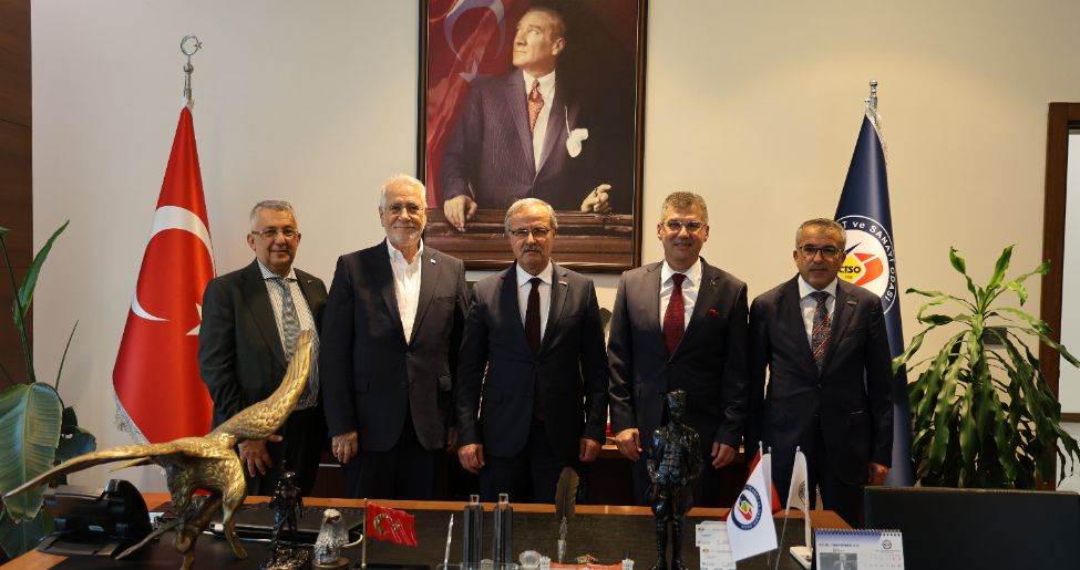 KÜTÜKCÜ, ÇORLU TSO BAŞKANI VOLKAN'I ZİYARET ETTİ